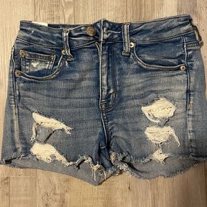 American Eagle Jean Shorts with lace pockets